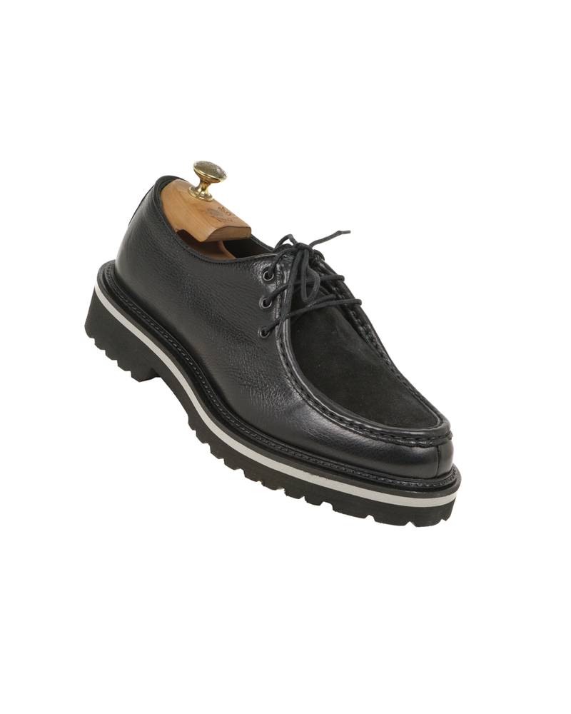 Paraboot in pelle e camoscio nero