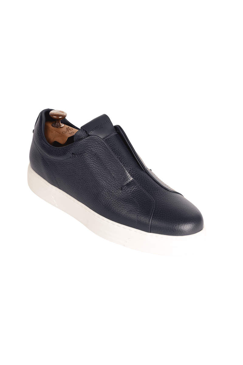 Sneaker con elastico in bottolato